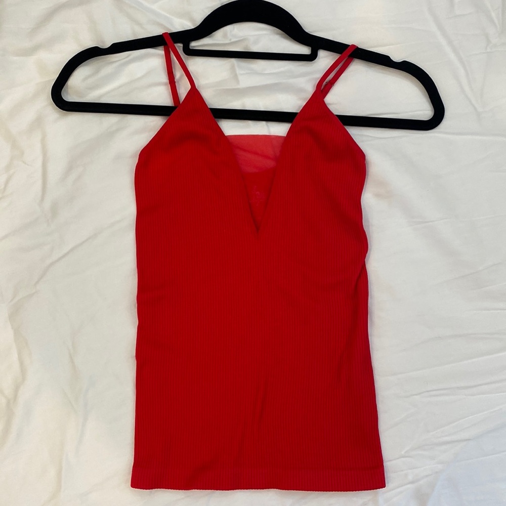 Free People mesh cutout tank top, size XS